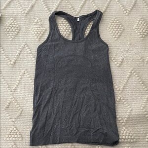 Lululemon Women's Gray Athletic Tank Top